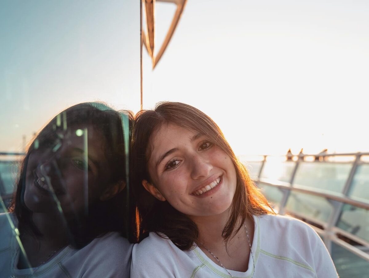 Carla catching golden hour